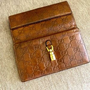 Vintage Gucci trifold wallet